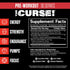 JNX SPORTS The Curse! Pre Workout Powder for Men & Women, 50 Servings, Watermelon Flavor – Boost Energy, Strength &