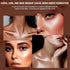 Highlighter Powder Palette, Makeup Palette for Facial Bronzers Illuminator, Waterproof Long Lasting (5 Color, 1 Count)