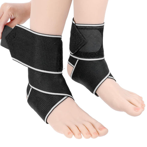 Hpmjz 2 Pcs Ankle Brace for Sprained Ankle, Ankles Support for Women Men