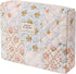 Quilted Cotton Makeup Bag, Coquette Floral Toiletry Bag for Women and Girls, Cute Kawaii Travel Cosmetic Pouch (03 Pink