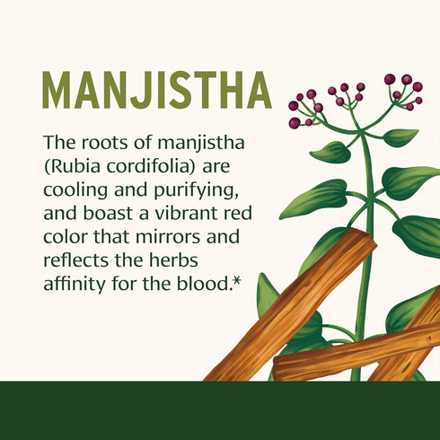 Banyan Botanicals Manjistha Tablets – Organic Skin Supplement for Natural Blood Cleanse & Lymphatic Support – 90 Tablets