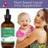 Herb Lore (4 oz) Iron Tonic - Organic Liquid Iron Drops Supplement for Kids & Women - Baby, Infant & Toddler Friendly