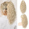 SEIKEA 18" Long Claw Ponytail Extension - PT002 Tia Multi Layered Wavy Curly Hair in Ash Blonde