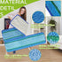 3 Pack Washable Microfiber Deep Cleaning Pads for Bona Mops, 18 Inch Replacement for Hard Surface Floors