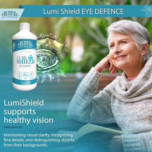 Buried Treasure LumiShield Plus, Peppermint Flavor, 16 oz. Eye Health Support Liquid Supplement