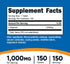 Nutricost L-Arginine 1000mg, Amino Acid Tablets (150 Tablets)