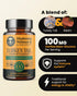 Immune, 90 Mushroom Wellness Turkey Tail Blend with Reishi: Organic Turkey Tail & Reishi Mushroom Capsules, Mushroom