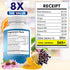 NEW AGE 8 in 1 Immune Support Booster Supplement, Echinacea, Vitamin C, Zinc, Vitamin D, Turmeric, Elderberry, 120 Count