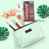 Small Makeup Bag for Women, Pu Leather Travel Makeup Pouch with Zipper, Makeup Bag for Purse
