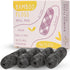 ECO ROOTS Organic Bamboo Floss Refill x4 Rolls, Eco Friendly Dental Charcoal Floss, Reusable Flosser, Vegan Bamboo