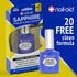 Nail-Aid Sapphire Strengthener & Mega Growth Treatment, Clear, 0.55 Fl Oz