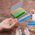 HGIYA Family First Aid Box Portable Medicine Chest Storage Cabinets Organizer Medication - Pills Organiser Weekly