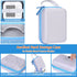 Aenllosi Hard Storage Case Replacement for iHealth Track Smart Upper Arm Blood Pressure Monitor, Holder for Batteries &