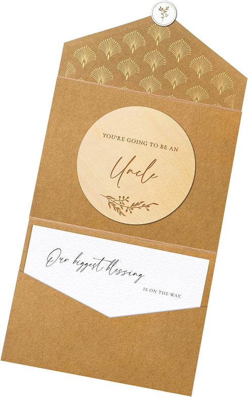 Joli Coon Pregnancy announcement wooden card - You're going to be an