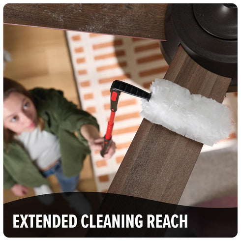 Dirt Devil Telescoping Extended Reach Duster, Hand Duster for Multi-Surface Cleaning, Includes Replacement Disposable