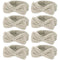 Ondder 8 Pcs Coffee Spa Headband - Terry Cloth Makeup Headband for Skin Care, Washing Face, Women