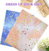 BLESZSING Large Gift Bags Set, 2 Pack Paper Gift Bags with Tissue Paper, Colorful Pink Blue
