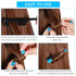 WILLBOND 60 Pcs Short Perm Rods - Natural Hair Perm Rods with Elastic Rubber Band for Women Hairdressing Styling
