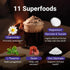 MoonBrew Nighttime Magnesium Hot Cocoa Jar, Natural Sleep Aid Drink Mix for Adults - Calming Melatonin-Free Sleep