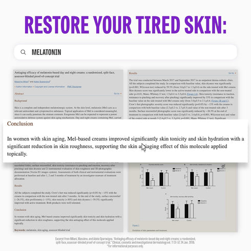 Time Return Melatonin Cream | Face Brightening Cream & Moisturizer for Dry Skin | Relaxing Face Cream for Women & Men,
