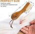 TAKAVU Laundry Brush for Stain Removal - Natural Boar Bristle Cleaning Brush with Ergonomic Handle