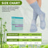 Seamless 9-12 10-13 Revosoxs Diabetic Crew Socks for Men Women,Bamboo Viscose Non-Binding Loose Top Wide Socks with Toe