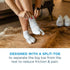 OrthoSleeve Bunion Relief Socks with Patented Split-Toe Design and Cushioned Bunion Pad for Pain Relief