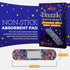 Glitter Bandages for Kids - 100 Count Box of Adhesive Strips with Colorful Glitter Design for First Aid