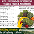 InviNutri Superfoods Powder for Sensory Special Needs and Picky Eaters Genius Shake On Microgreens Veggies Fruits Mushrooms Invisible 40x Nutrient-Rich 30mg Sulforaphane Vitamin Supplement Trial Size
