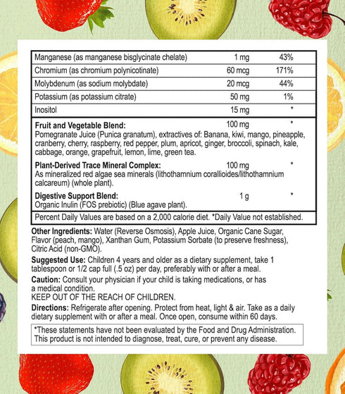Go Healthy Multivitamin for Kids, Vegan Liquid Immune Support Supplement, 32 Servings