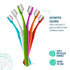 Preserve Eco Friendly Adult Toothbrushes - Made in The USA from Recycled Plastic, 6 Pack, Colors Vary