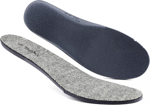 Thick Merino Wool Insoles for Women - Memory Foam Cushion Comfort Warm Sheepskin Insoles for Winter Boots