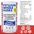 Yerba Prima Psyllium Husk, 12 Ounce - Whole Husk Fiber Supplement, Vegan, Gluten Free