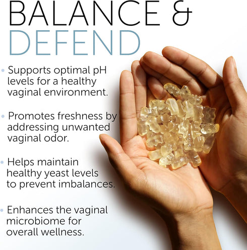 Gummies gummies 60 Gummies Vaginal Probiotics pH Balance For Women | Prebiotics and Probiotics for Women | Pineapple