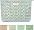 STARDW Large Capacity Flower Cosmetic Bags for Women and Girls, Travel Makeup Organizer Zipper Pouch (Purple Flora)