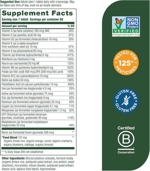 MegaFood One Daily Multivitamin - Immune Support Supplement for Women and Men