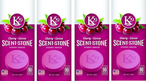 K29 'Cherry' Stone Air Freshener, (K16003-4), Pack of 4