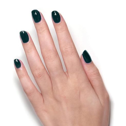 LONDONTOWN lakur Nail Polish - Shimmery Glittery Blue, Chip-Resistant, Non-Toxic, Conditions & Hydrates Nails, .40 fl oz