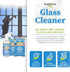 Natural Glass Cleaner Spray for Home, Office & Garage, Removes Dirt & Debris, Includes 1 Refillable Bottle & 2 Refills