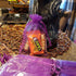 100pcs Organza Drawstring Gift Bags - 5x7 Inches Sheer Fabric Mesh Purple Pull String Sack for Jewelry, Party Favors