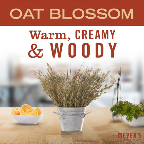 MRS. MEYER'S CLEAN DAY Moisturizing Body Wash 16 oz, Biodegradable Shower Gel with Essential Oils, Oat Blossom Scent