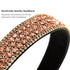 Wecoe 4 Pack Rhinestone Headbands, Glitter Sparkly Diamond Flower Hair Accessories for Girls and Women
