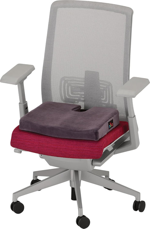 (2655C) NOVA Medical Products Comfort Seat Cushion, Memory Foam Coccyx Cushion for Office Chair, Car, Wheelchairs