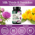 Nature's Milk Thistle 1000mg - 60 Capsules Herbal Liver Supplement with Dandelion Root & Silymarin