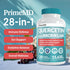 28-in-1 Quercetin with Bromelain Supplement - Quercetin 500mg Capsules for Daily Immune Defense Support - Quercetin with Vitamin C and Zinc for Adults Enriched with Vitamin D and Elderberry (120 ct)