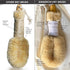 Natural Bristle Dry Brush for Skin, Dry Brushes for Body (Sisal Dry Brush)
