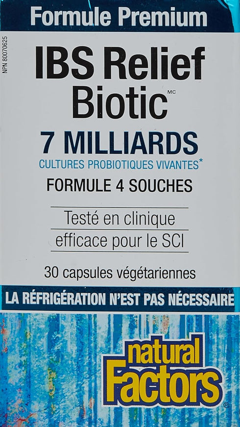 Natural Factors Reliefbiotic, 30 CT