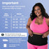QORE LOGIQ Plus Size Abdominal Binder Post Surgery - C Section Belly Binder, Adjustable 12" Compression Wrap for