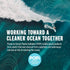 Preserve POPi Shave 5 Razor System Made with Recycled Ocean Plastic, 5-blade Cartridge in Charcoal Grey