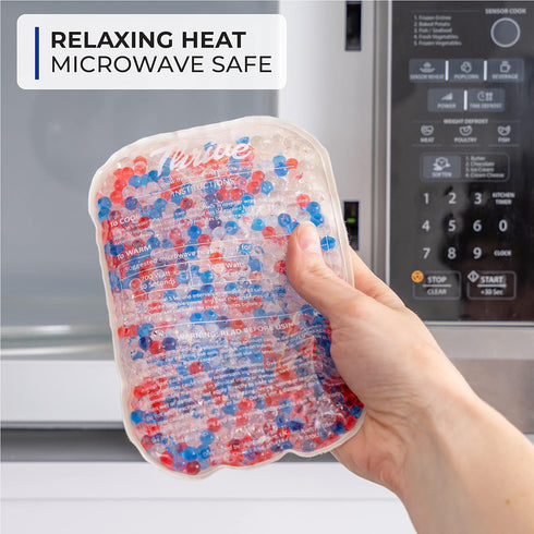 Thrive Gel Ice Packs for Injuries, Reusable (2 Pack) - Hot and Cold Compress